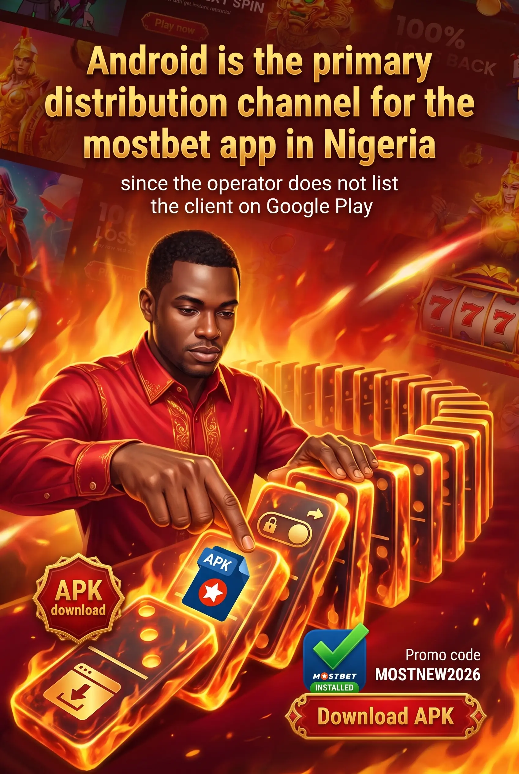 Android installation procedure for the Mostbet app